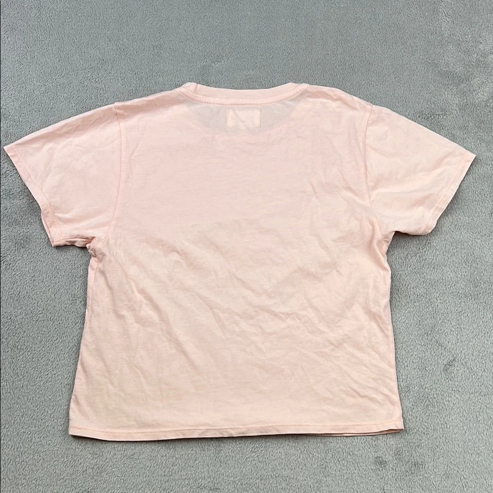 NWOT MATE the Label Shrunken Tee Pink Short Sleeve Tee - Picture 5 of 6
